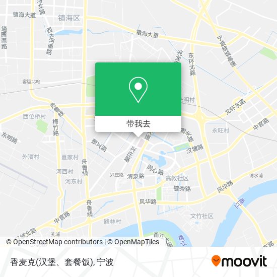 香麦克(汉堡、套餐饭)地图