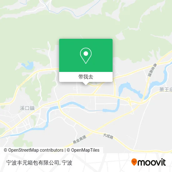 宁波丰元箱包有限公司地图