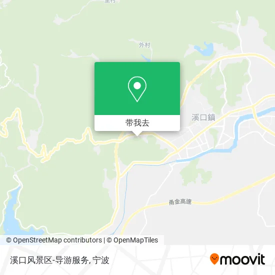 溪口风景区-导游服务地图