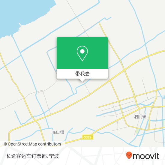 长途客运车订票部地图