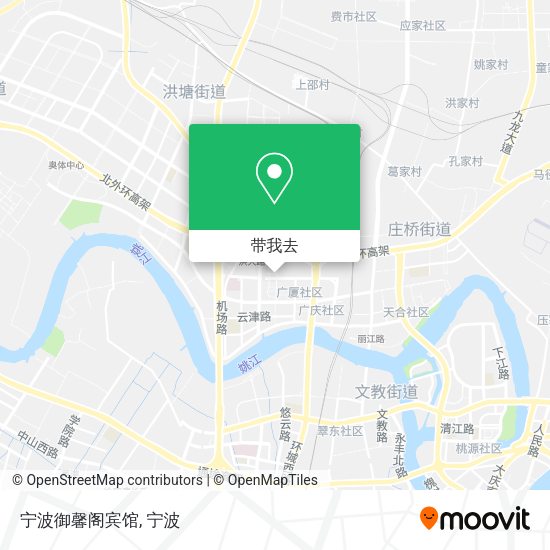 宁波御馨阁宾馆地图