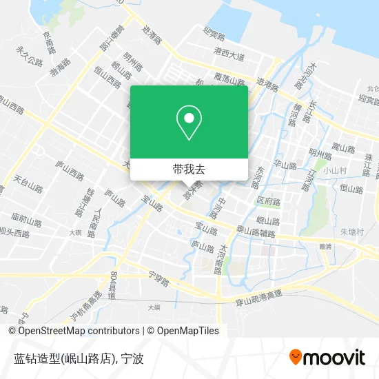 蓝钻造型(岷山路店)地图