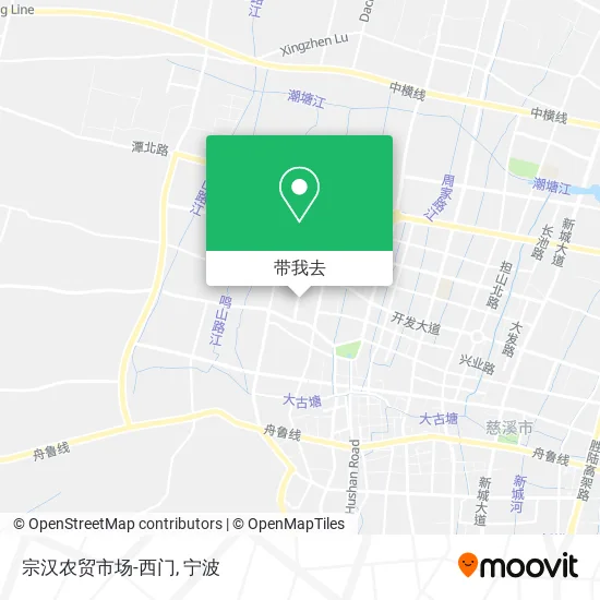 宗汉农贸市场-西门地图