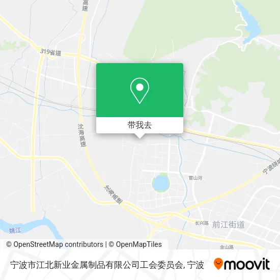 宁波市江北新业金属制品有限公司工会委员会地图