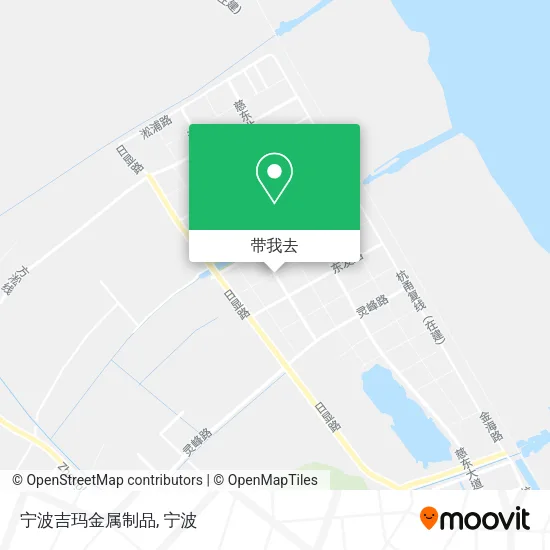 宁波吉玛金属制品地图