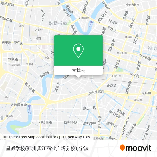 星诚学校(鄞州滨江商业广场分校)地图