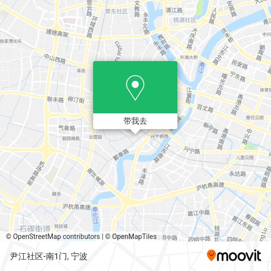 尹江社区-南1门地图