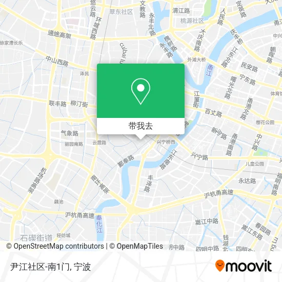 尹江社区-南1门地图