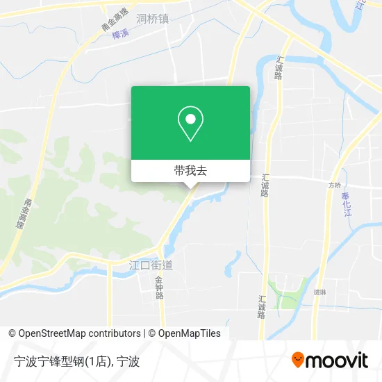 宁波宁锋型钢(1店)地图