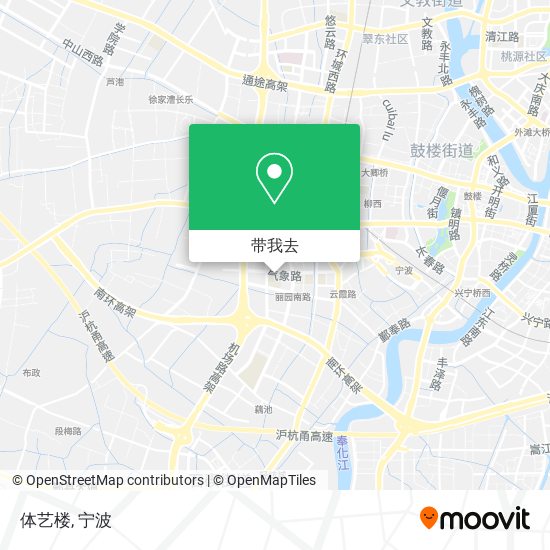 体艺楼地图