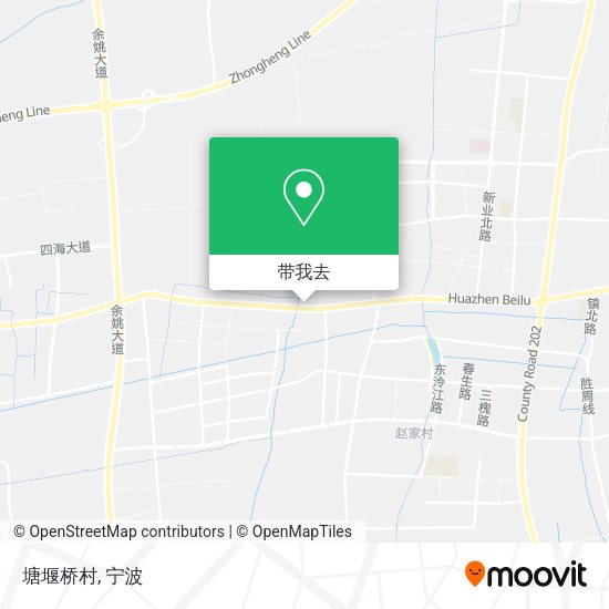 塘堰桥村地图
