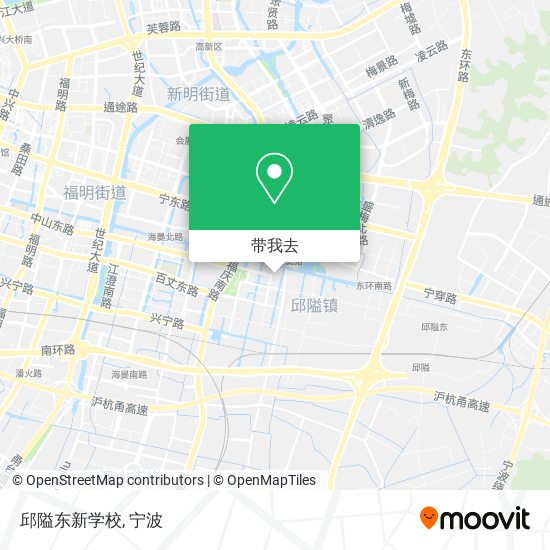 邱隘东新学校地图