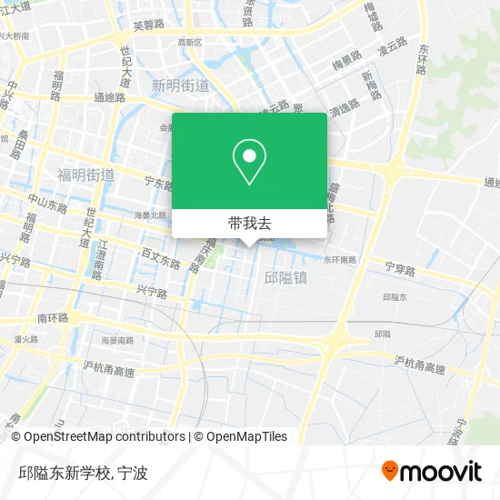 邱隘东新学校地图