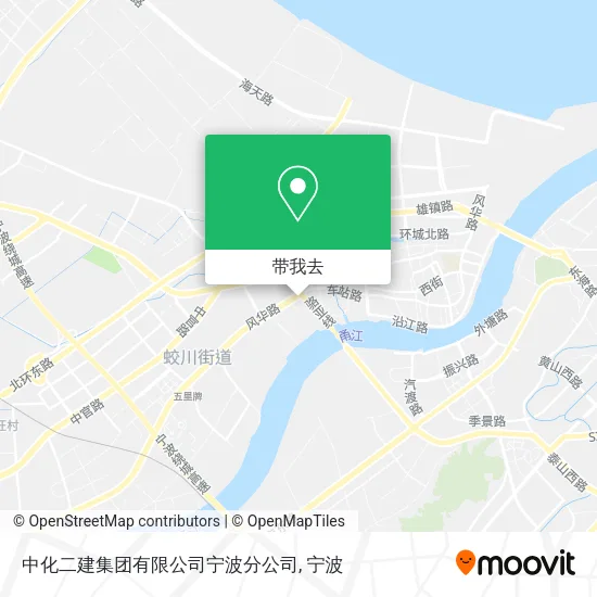 中化二建集团有限公司宁波分公司地图