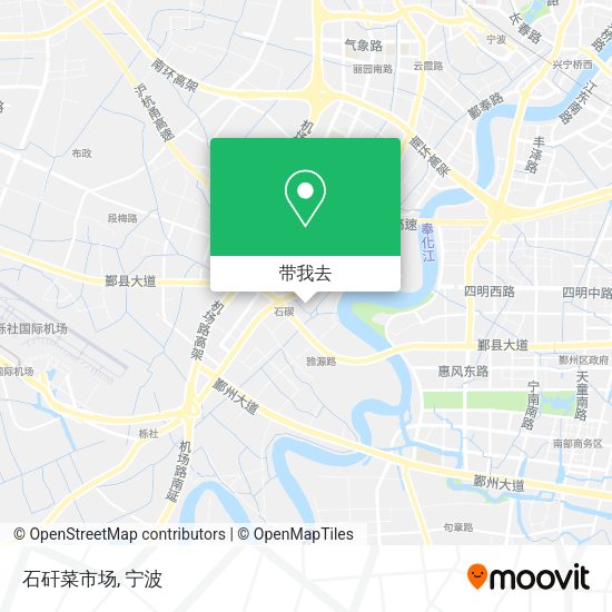 石矸菜市场地图