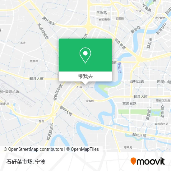 石矸菜市场地图
