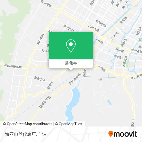 海亚电器仪表厂地图