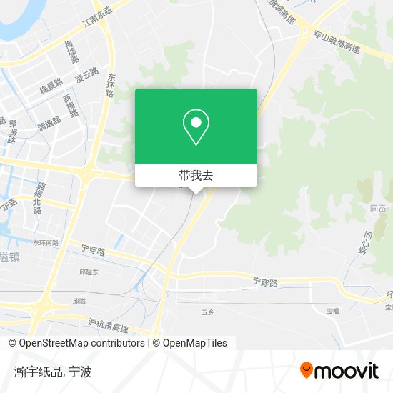 瀚宇纸品地图