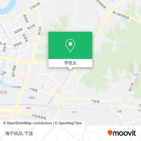 瀚宇纸品地图