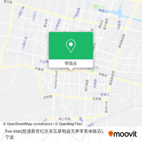five-star(慈溪新世纪京东五星电器无界零售体验店)地图