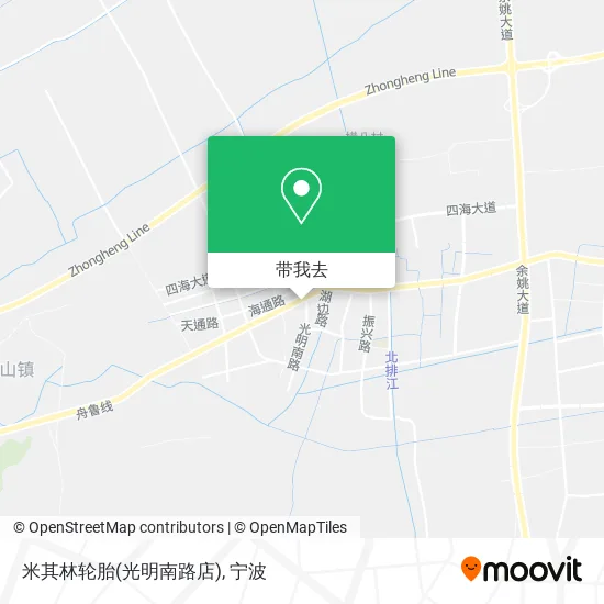 米其林轮胎(光明南路店)地图