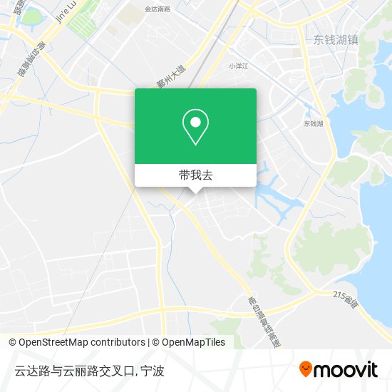 云达路与云丽路交叉口地图