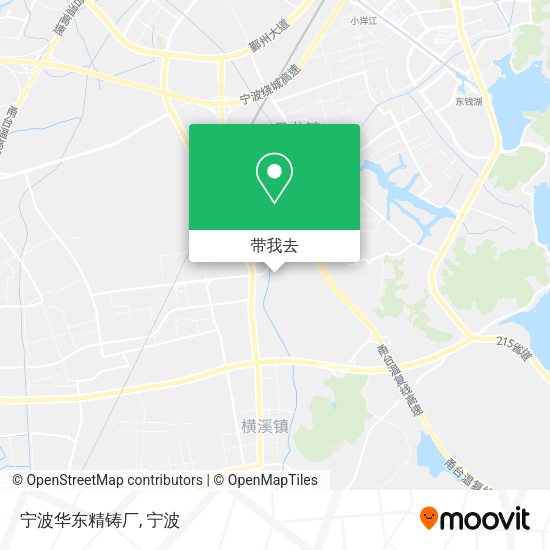 宁波华东精铸厂地图