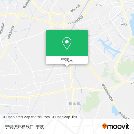 宁裘线鄞横线口地图