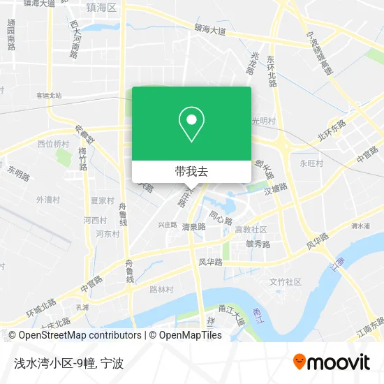 浅水湾小区-9幢地图