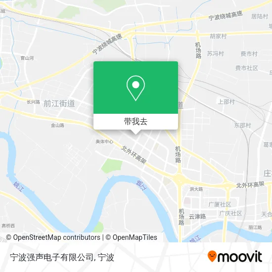 宁波强声电子有限公司地图