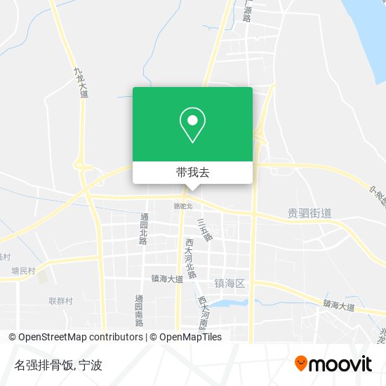 名强排骨饭地图