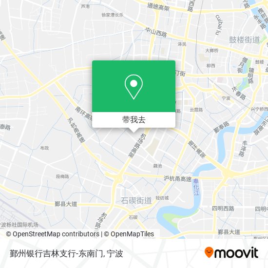 鄞州银行吉林支行-东南门地图