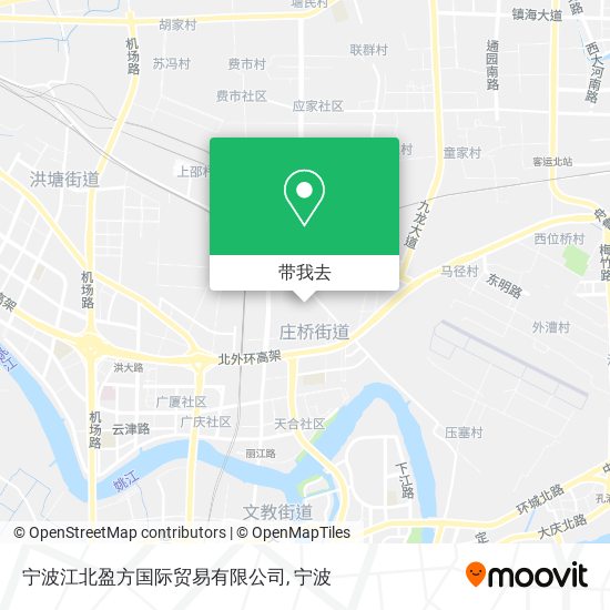 宁波江北盈方国际贸易有限公司地图