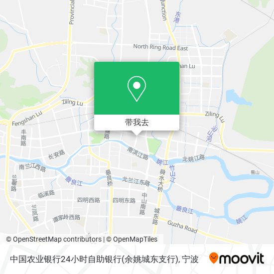 中国农业银行24小时自助银行(余姚城东支行)地图