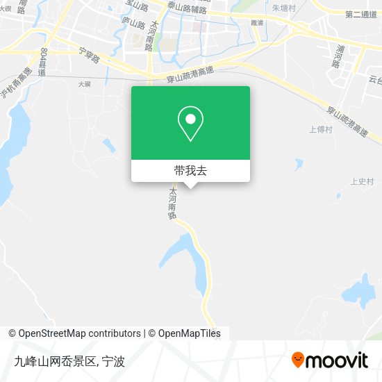 九峰山网岙景区地图