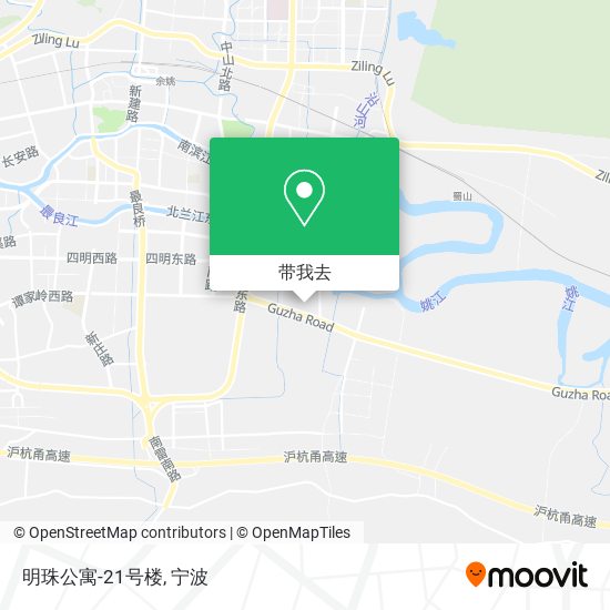 明珠公寓-21号楼地图