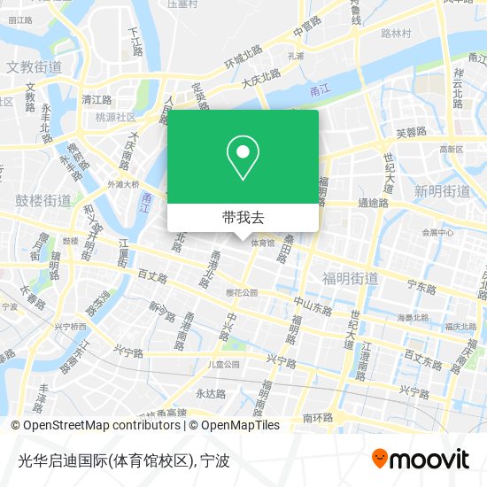 光华启迪国际(体育馆校区)地图