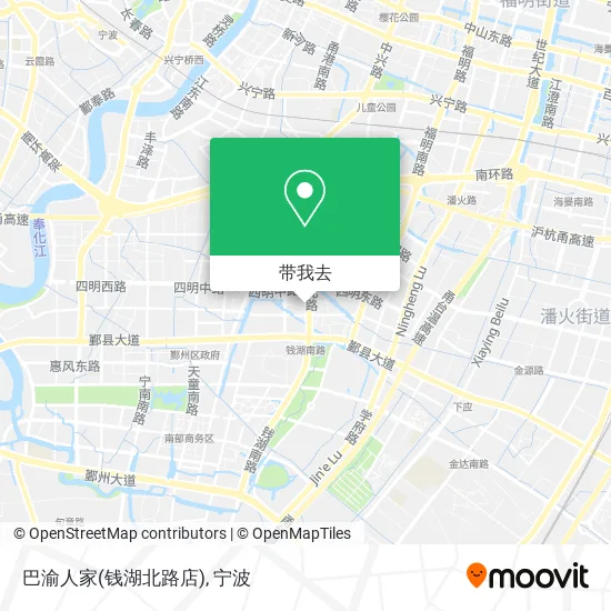 巴渝人家(钱湖北路店)地图
