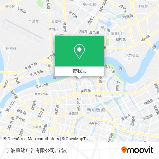 宁波甬铭广告有限公司地图