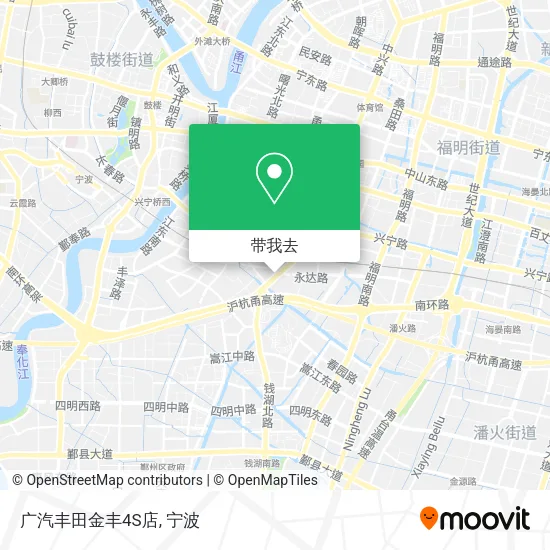 广汽丰田金丰4S店地图