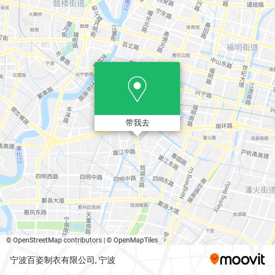 宁波百姿制衣有限公司地图