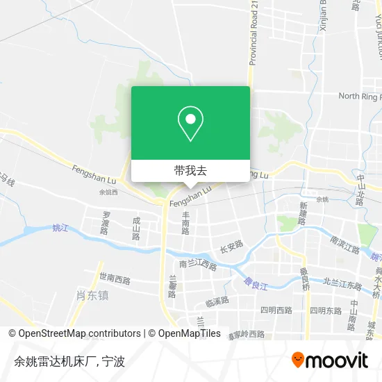 余姚雷达机床厂地图