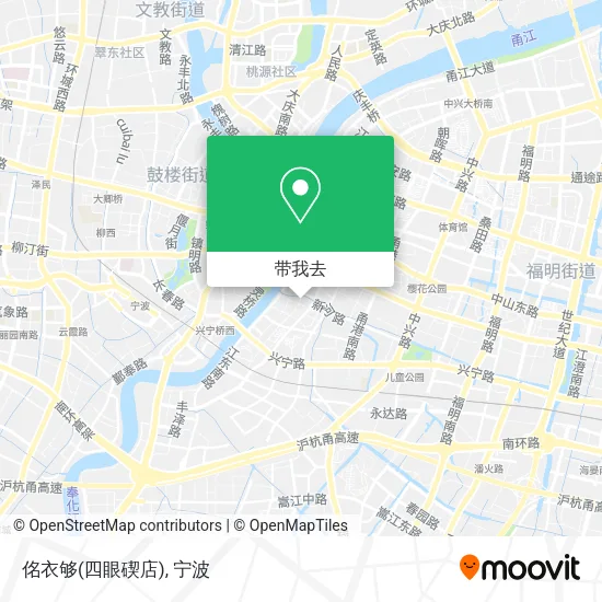 佲衣够(四眼碶店)地图