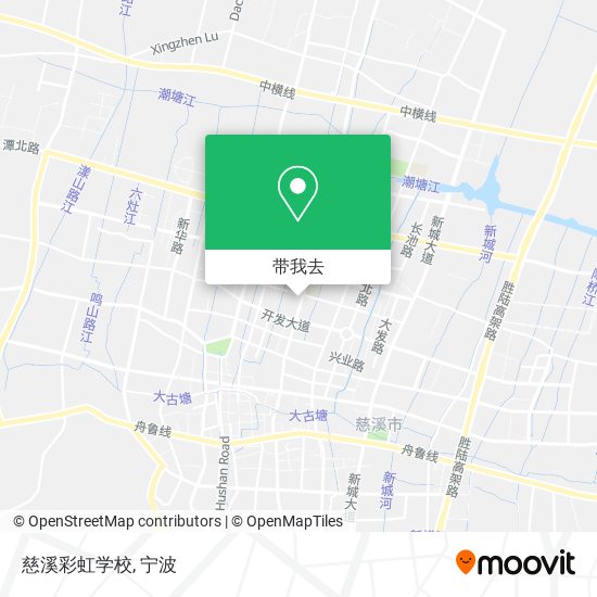 慈溪彩虹学校地图