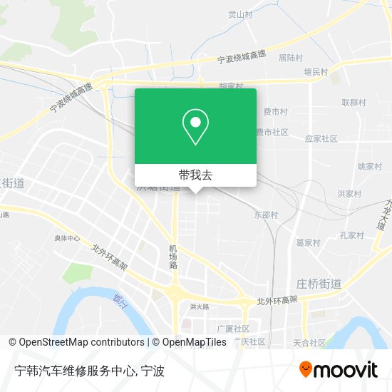 宁韩汽车维修服务中心地图