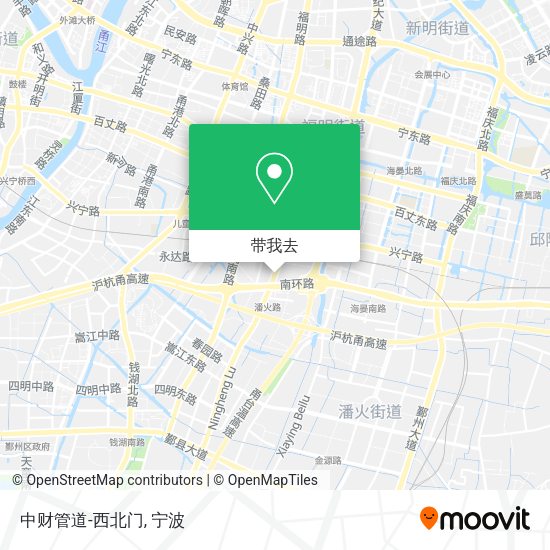 中财管道-西北门地图