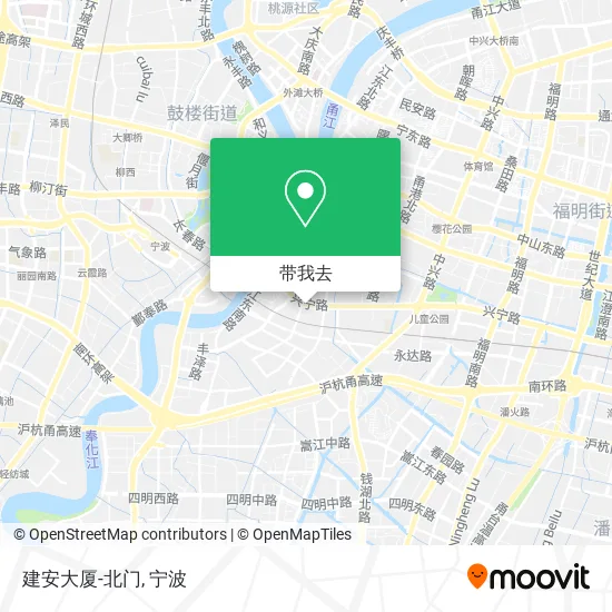 建安大厦-北门地图
