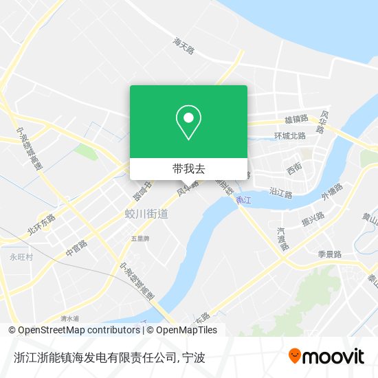 浙江浙能镇海发电有限责任公司地图