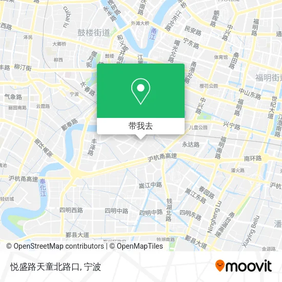 悦盛路天童北路口地图