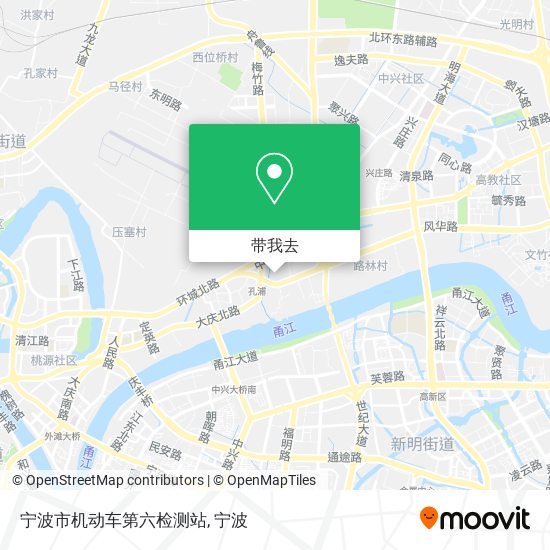 宁波市机动车第六检测站地图